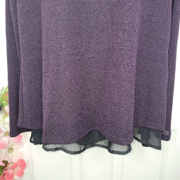 Gibson dark purple layered look open back large - Picture 2 of 9